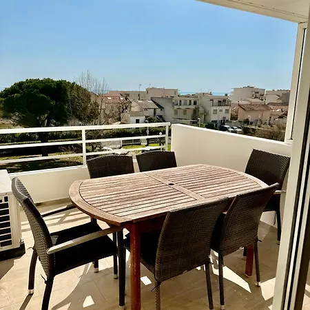 Entre & Port - T3 Carnon, Terrasse, Clim Apartamento Mauguio