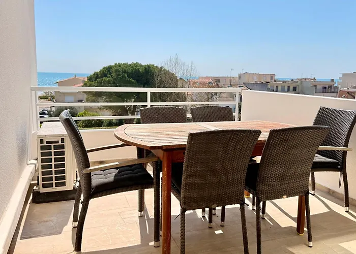 Апартаменты Entre & Port - T3 Carnon, Terrasse, Clim