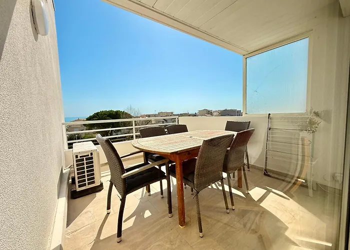 Appartamento Entre & Port - T3 Carnon, Terrasse, Clim